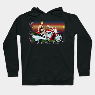 Aries Biker Babe Hoodie